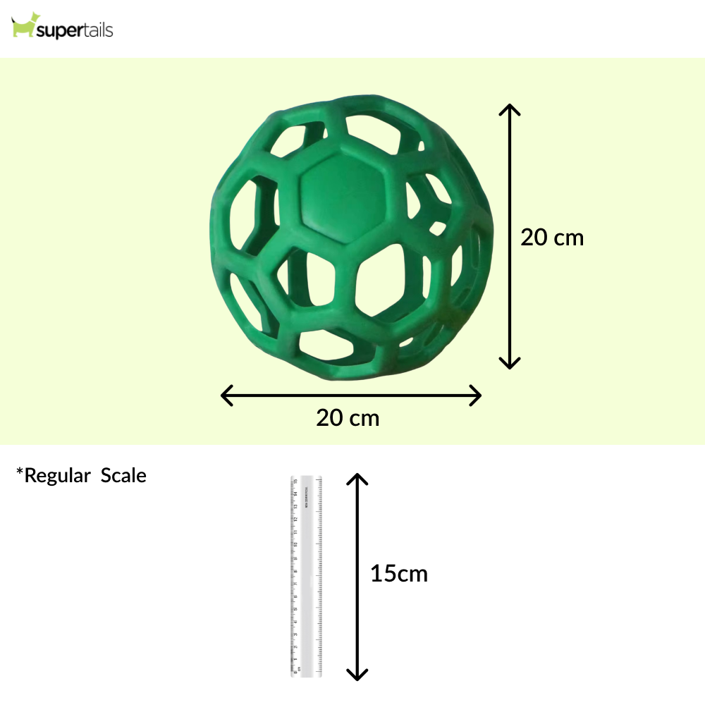 Talking Dog Pop Hollow Elastic Interactive Busy Ball Toy for Dogs (Green) Dogs-Toys Talking Dog Club Dropship