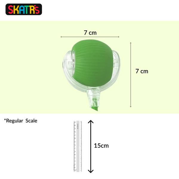 Skatrs Running Ball with String Toy for Cats (Green)