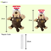 Kong Cozie Funky Monkey Toy for Dogs (Brown) Dogs-Toys Kong