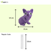 Outward Hound Tootiez Grunting French Bulldog Interactive Chew Toy for Dogs (Purple) Dogs-Toys Outward Hound
