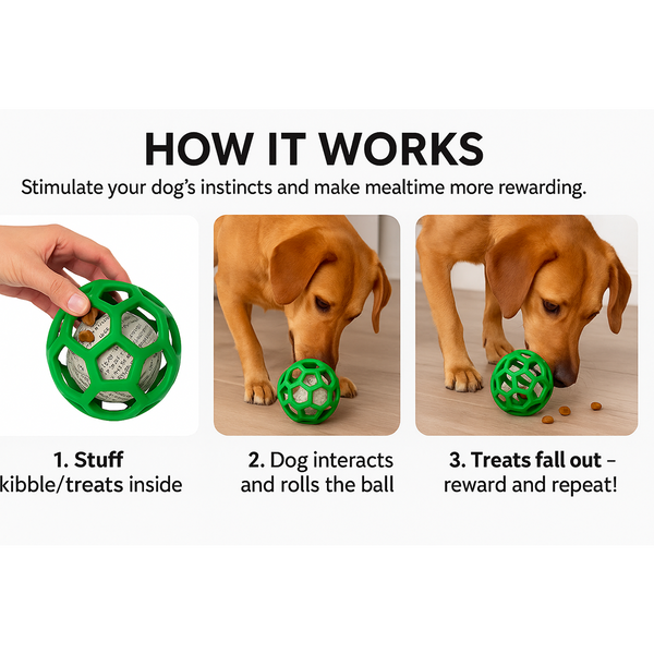 Talking Dog Pop Hollow Elastic Interactive Busy Ball Toy for Dogs (Green)