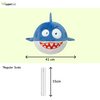 Talking Dog Club 3 in 1 Pop a Shark Bouncy Chew Toy for Dogs (Blue) Dogs-Toys Talking Dog Club Dropship