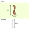 Petstages Dogwood Flip Chew Bone Toy for Dogs (Brown)