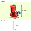 Talking Dog Club Big Boot Rubber and Rope Chew Treat Dispensing Toy for Dogs (Red) Dogs-Toys Talking Dog Club Dropship