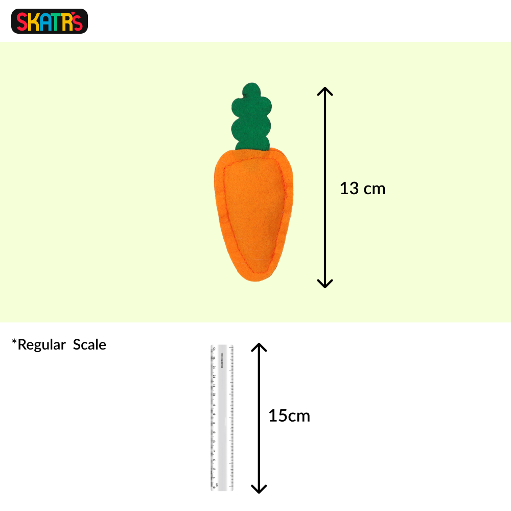 Skatrs Carrie Carrot Catnip Toy for Cats Cats-Toys Skatrs