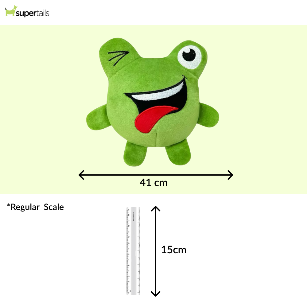 Talking Dog Club 3 in 1 Pop a Frog Bouncy Chew Toy for Dogs (Green) Dogs-Toys Talking Dog Club Dropship