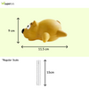 Squeeezys Latex Little Bear Squeaky Chew Toy for Dogs (Brown) Dogs-Toys Squeeezys