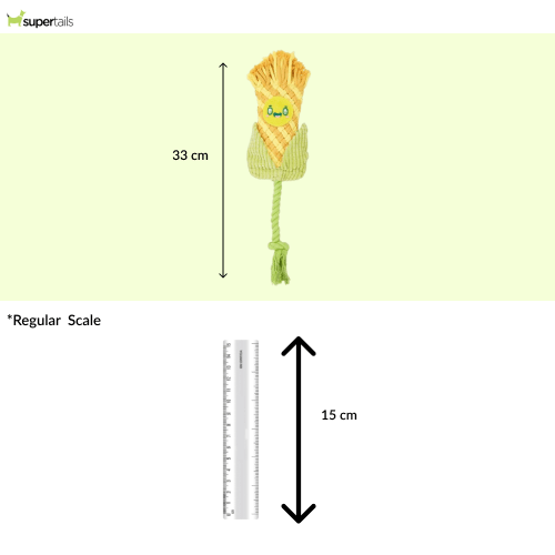 Barkbutler x Fofos Dental Corn Toy for Dogs
