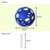 Talking Dog Pop Hollow Elastic Interactive Busy Ball Toy for Dogs (Blue) Dogs-Toys Talking Dog Club Dropship