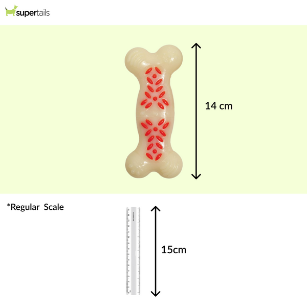 Nylabone Power Action Ridges Bone Chew Toy for Dogs