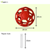 Talking Dog Pop Hollow Elastic Interactive Busy Ball Toy for Dogs (Red) Dogs-Toys Talking Dog Club Dropship
