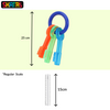 Skatrs Key Shaped Chew Teether Toy for Puppy and Dogs