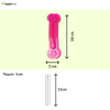 Chullbull Flat Silicone Gel Teething Bone Chew Toy for Puppies & Dogs (Pink)