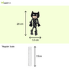 Warner Bros Batman Teething Rope Toy for Dogs and Cats (Black and Grey) Both-Toys Warner Bros