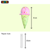 Skatrs Ice Cream Toy Plush for Cats & Dogs (Colour May Vary) Rewards Both Toys Skatrs