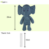 Pawpourri Elephant Plush Toy for Dogs (Blue) Dogs-Toys Pawpourri Dropship