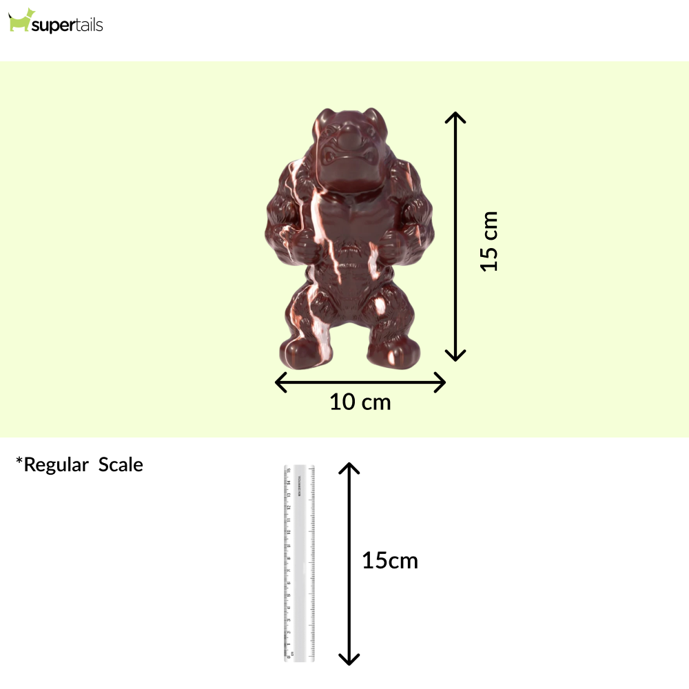 Talking Dog Club Rhino Nylon Bone Heavy Chew Toy for Dogs (Brown) Dogs-Toys Talking Dog Club Dropship