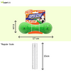 Nerf Dog Super Scent Meat Barbell Interactive Toy for Dogs (Green)