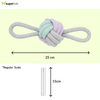 Trixie Junior Knotted Ball Rope Toy with Loops for Dogs