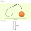 Trixie Ball on a Strap Toy for Dogs (Orange) Dogs-Toys Trixie