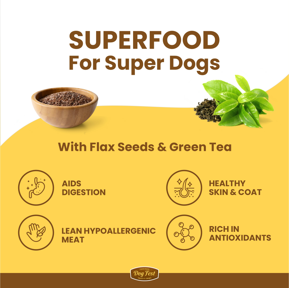 Dogfest Turkey & Flax Seeds Training Dog Treats Dog Treats + Others Petfest