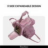 Truelove 3 Side Expandable Duffle Carrier (Wistful Mauve) Both-Bedding, Mats & Travel Supplies True Love