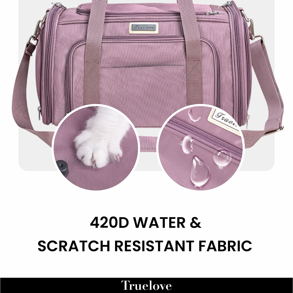 Truelove 3 Side Expandable Duffle Carrier (Wistful Mauve) Both-Bedding, Mats & Travel Supplies True Love