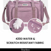 Truelove 3 Side Expandable Duffle Carrier for Dogs & Cats (Wistful Mauve)