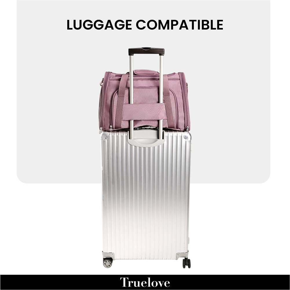 Truelove 3 Side Expandable Duffle Carrier (Wistful Mauve) Both-Bedding, Mats & Travel Supplies True Love