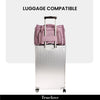 Truelove 3 Side Expandable Duffle Carrier for Dogs & Cats (Wistful Mauve)
