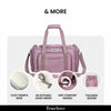Truelove 3 Side Expandable Duffle Carrier for Dogs & Cats (Wistful Mauve)