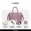 Truelove 3 Side Expandable Duffle Carrier (Wistful Mauve) Both-Bedding, Mats & Travel Supplies True Love