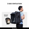 Truelove Airflow Premium Backpack Carrier for Dogs & Cats (Black) Both-Bedding, Mats & Travel Supplies Truelove