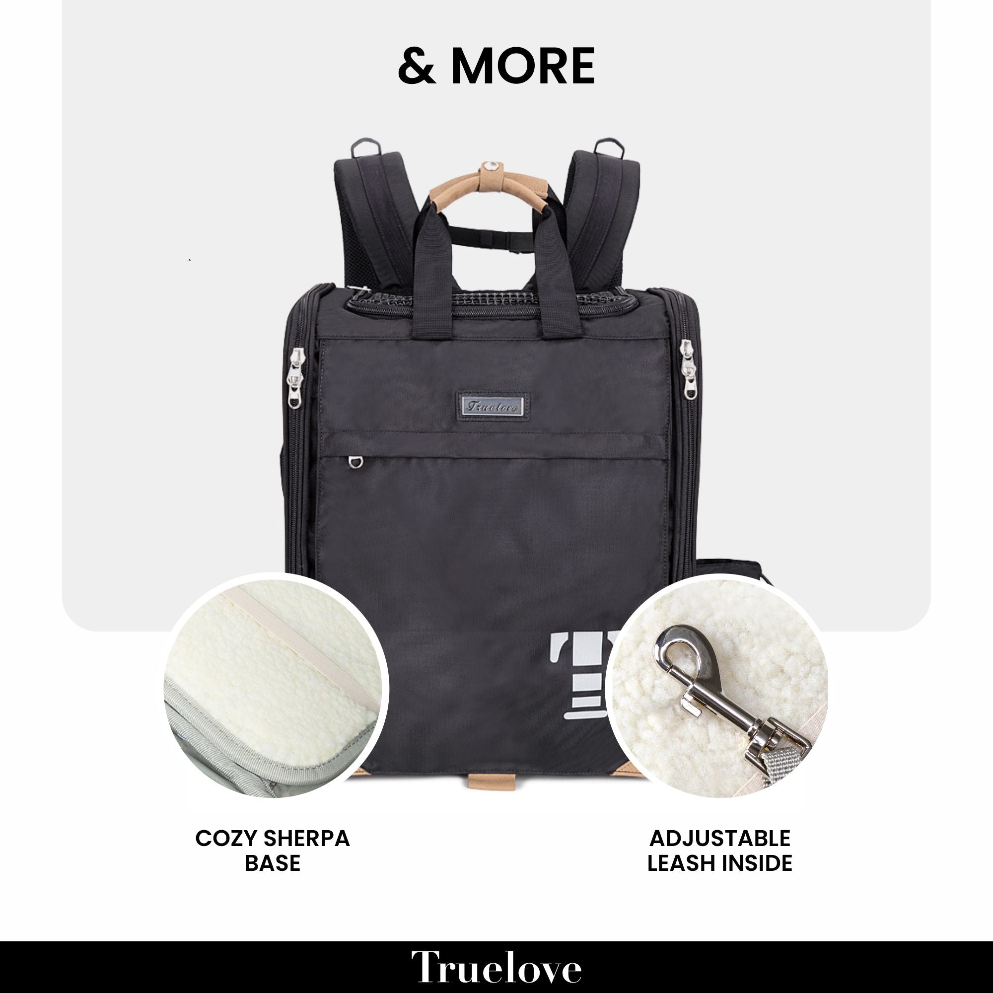 Truelove Airflow Premium Backpack Carrier for Dogs & Cats (Wistful Mauve) Both-Bedding, Mats & Travel Supplies Truelove