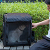 Truelove Airflow Premium Backpack Carrier for Dogs & Cats (Black) Both-Bedding, Mats & Travel Supplies Truelove
