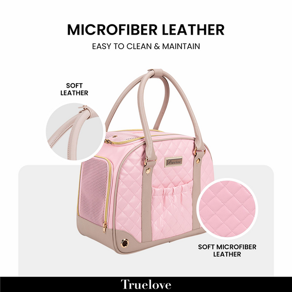 Truelove Chic Pet Travel Handbag for Dogs and Cats (Pink)