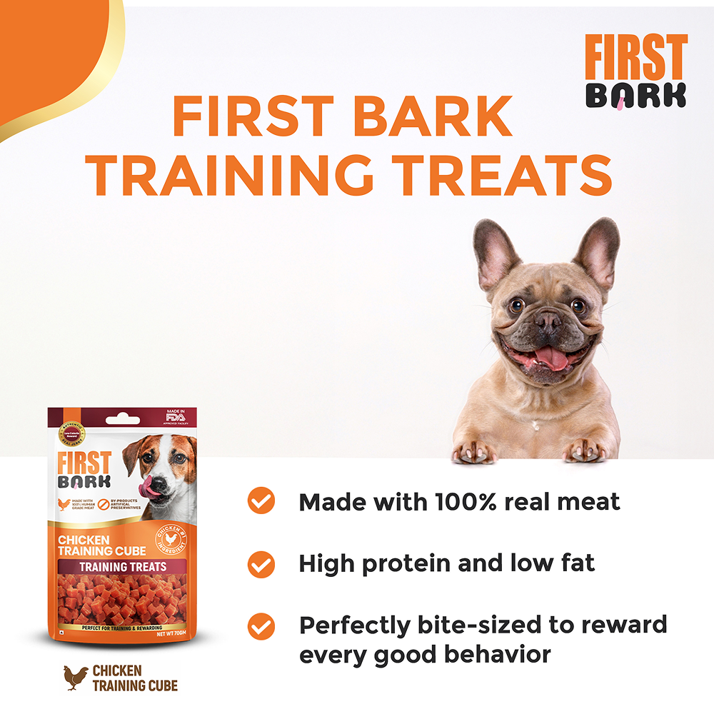 First Bark Chicken Training Cubes Dog Treat Dog Treats + Others First Bark