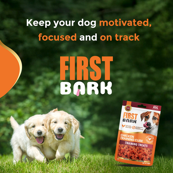 First Bark Chicken Training Cubes Dog Treat