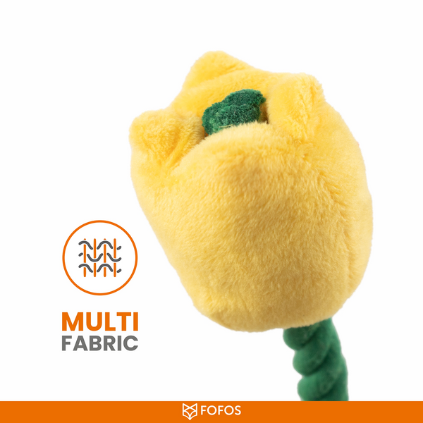 Barkbutler x Fofos Garden Tulip Plush Toy for Dogs