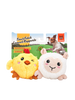 Fofos Chick and Lamb Sprike Ball Animal Toy for Dogs Dogs-Toys FOFOS