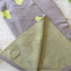 Talking Dog Club Bone Print Viscose Blanket For Dogs (Ivory and Green) Both-Bedding, Mats & Travel Supplies Talking Dog Club Dropship