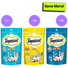 Temptations Savoury Salmon, Tasty Chicken and Tempting Tuna Flavour Cat Treats Combo Cats-Treats & Others Temptations 3x85g