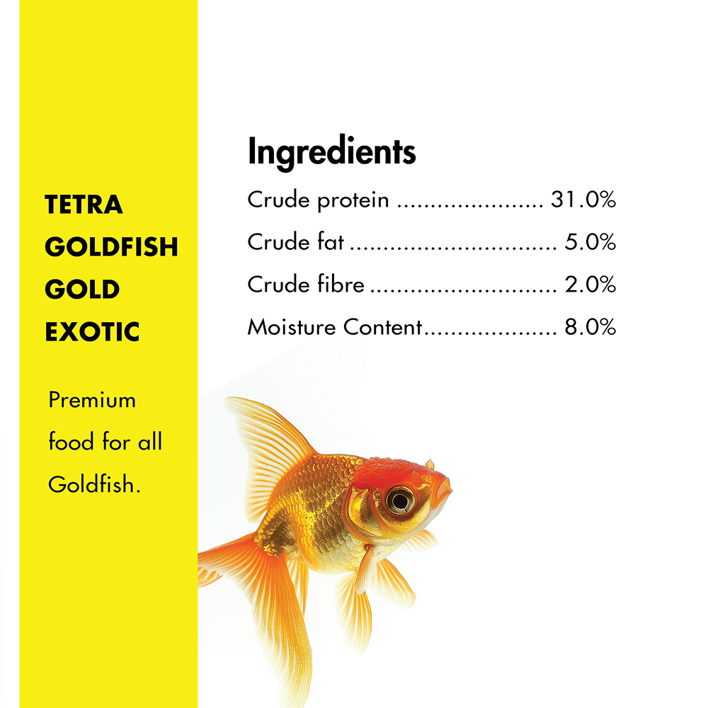 Tetra Gold Exotic Gold Fish Food Fish Tetra