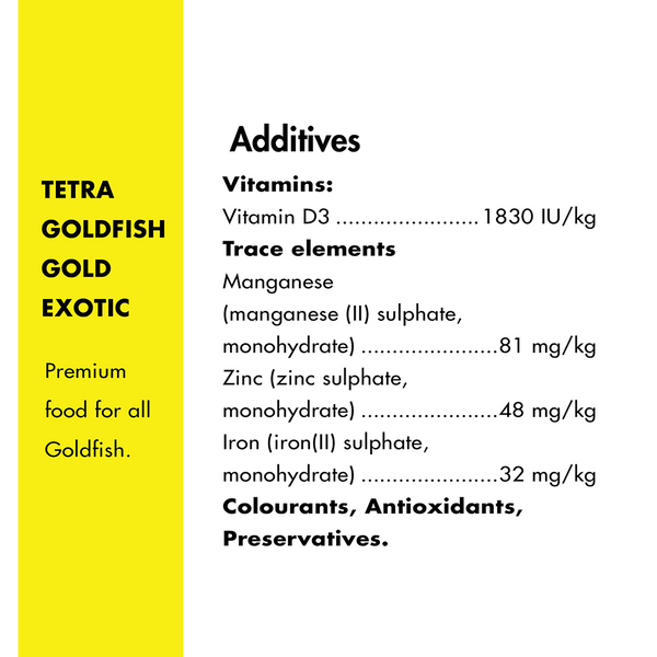 Tetra Gold Exotic Gold Fish Food