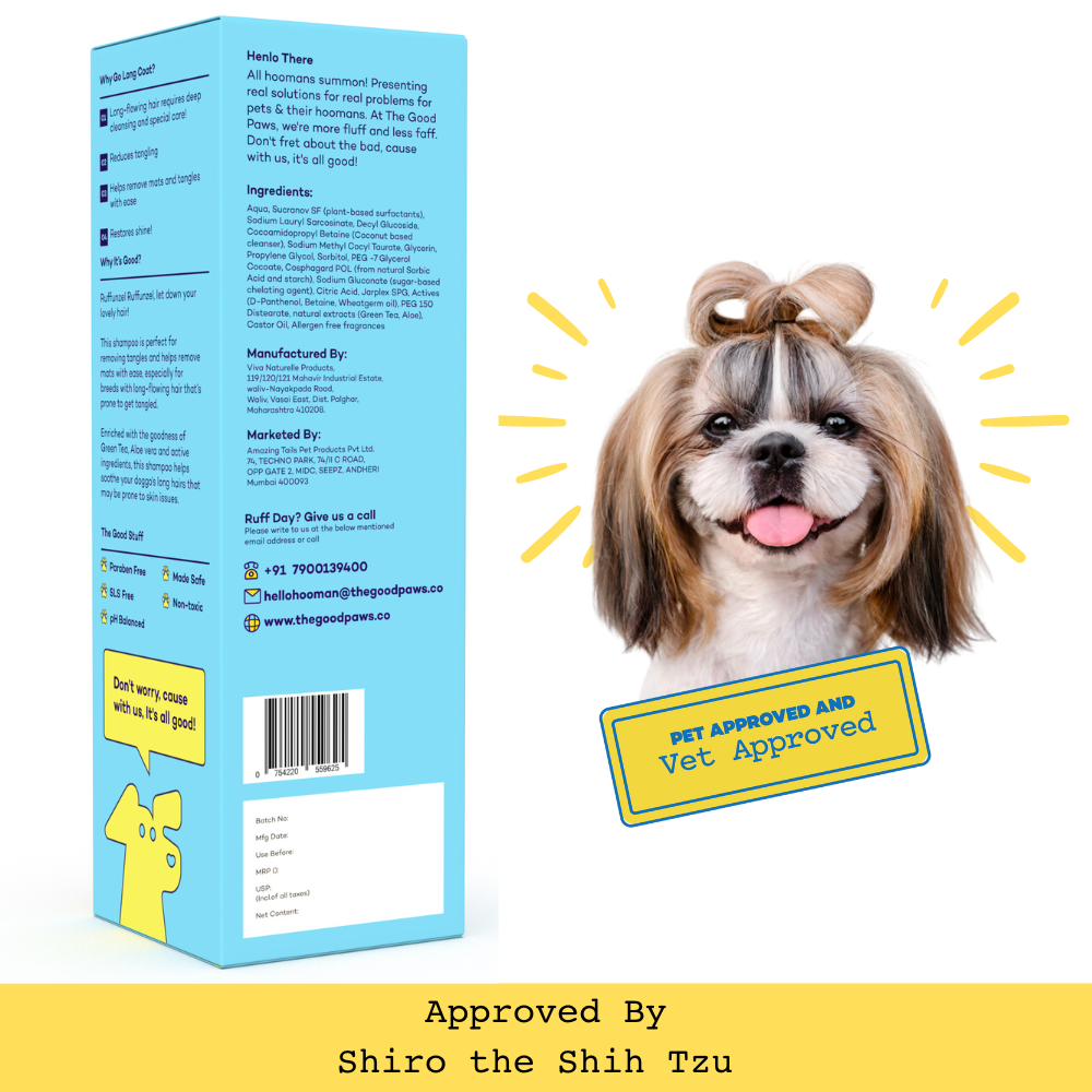 The Good Paws Ruffunzel Long Coat Shampoo for Dogs Dogs-Grooming Supplies The Good Paws Dropship