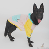The Papaw Cartel Candy Floss Color Blocking Hoodie Tshirt for Dogs (Pink/Blue/Yellow) Dogs-Clothing & Accessories The Papaw Cartel Dropship