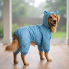 Skatrs Drizzle Dazzle Raincoat for Dogs (Light Blue) Dogs-Clothing & Accessories Skatrs S