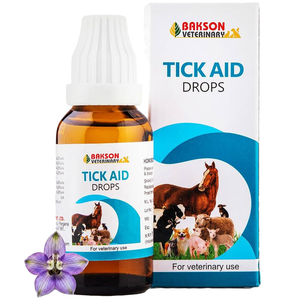 Bakson Tick Aid Drops for Dogs & Cats