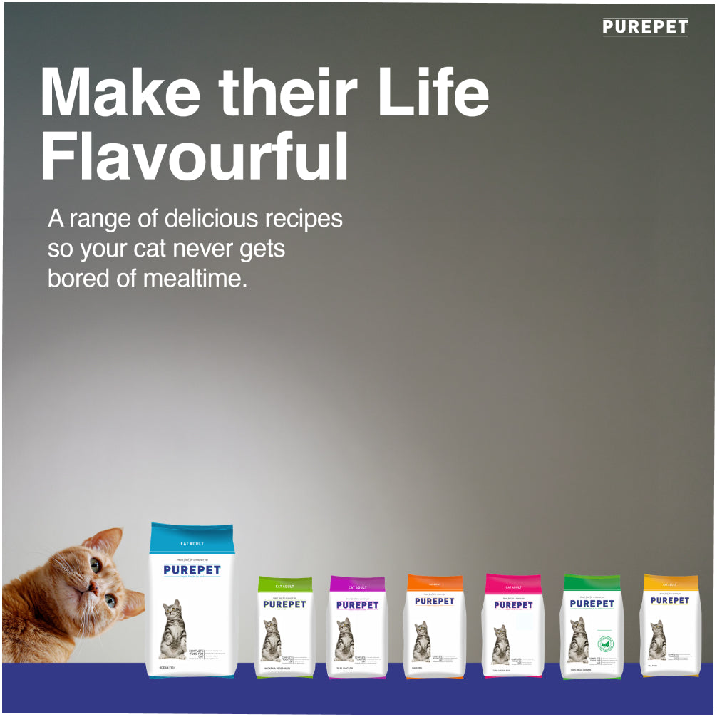 Purepet Ocean Fish Adult Cat Dry Food Cats- Dry food Purepet