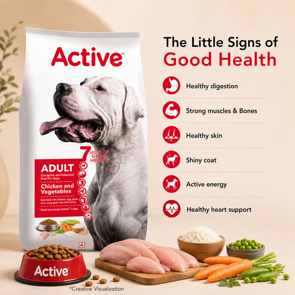 Active Chicken and Vegetables Adult Dog Dry Food (Buy 1 Get 1)